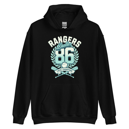 [ID: 146-G464] Dallas Rangers - Old School Sports Unisex Heavy Blend Hoodie