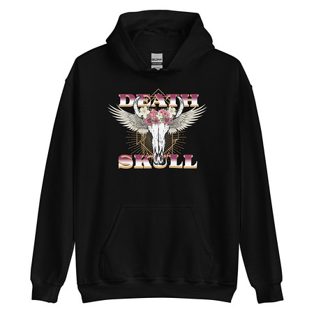 [ID: 146-G474] Deah Skull Unisex Heavy Blend Hoodie