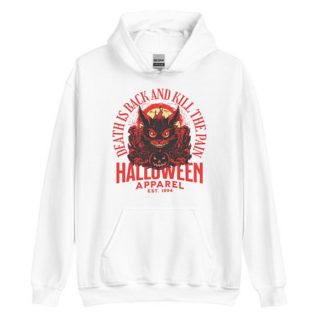 [ID: 146-G478] Death is Back Unisex Heavy Blend Hoodie