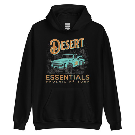 [ID: 146-G489] desert Unisex Heavy Blend Hoodie
