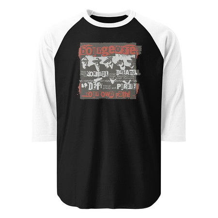 [ID: 233-G274] Bourgeoisie Unisex 3/4 Sleeve Raglan Shirt