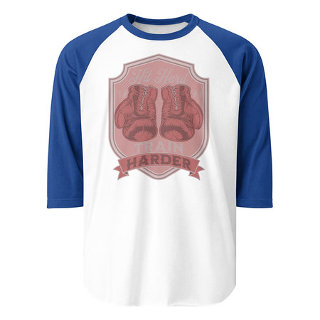 [ID: 233-G278] Boxing Training Unisex 3/4 Sleeve Raglan Shirt