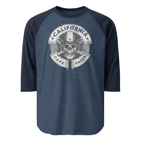 [ID: 233-G306] CAFE RACERS FUNNY Unisex 3/4 Sleeve Raglan Shirt
