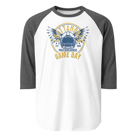 [ID: 233-G361] Chattanooga Mocs Unisex 3/4 Sleeve Raglan Shirt