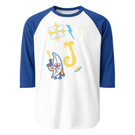 [ID: 233-G373] Choose Joy Unisex 3/4 Sleeve Raglan Shirt