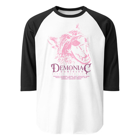 [ID: 233-G487] Demoniac Dominion Unisex 3/4 Sleeve Raglan Shirt
