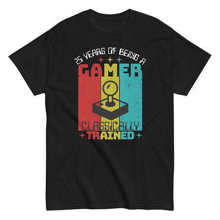 [ID: 438-G5] 25 Years of Being A Gamer Unisex Classic Tee
