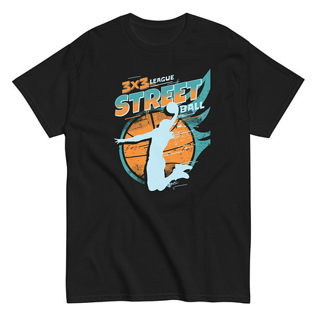 [ID: 438-G6] 3x3 Basketball League Unisex Classic Tee