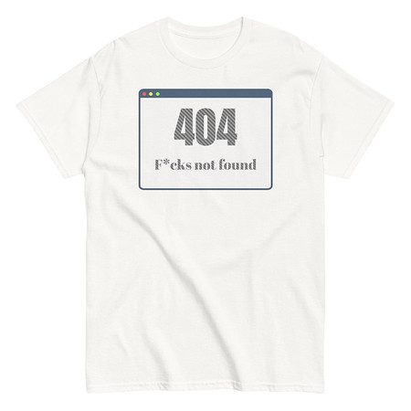 [ID: 438-G7] 404 Unisex Classic Tee