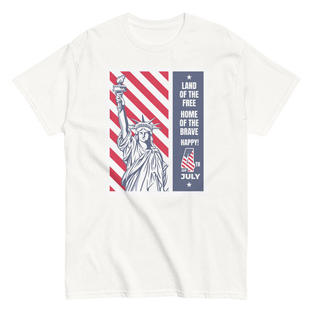 [ID: 438-G8] 4th of July Unisex Classic Tee