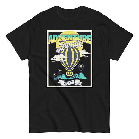 [ID: 438-G28] Adventure Awaits Unisex Classic Tee