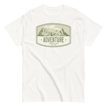 [ID: 438-G32] Adventure Supplies - Mountain Unisex Classic Tee