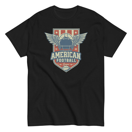 [ID: 438-G70] American Football League - Sports Helmet Unisex Classic Tee