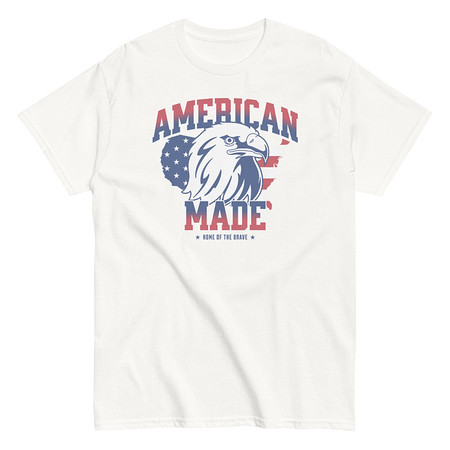 [ID: 438-G76] American Made Unisex Classic Tee