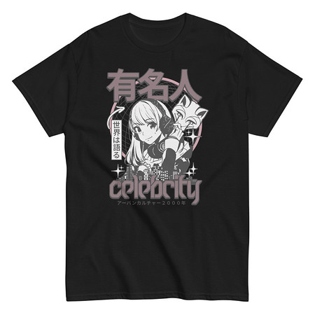 [ID: 438-G88] Anime Celebrity Girl - Japanese Cyber Streetwear Unisex Classic Tee