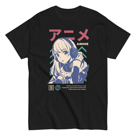 [ID: 438-G89] Anime Girl Unisex Classic Tee