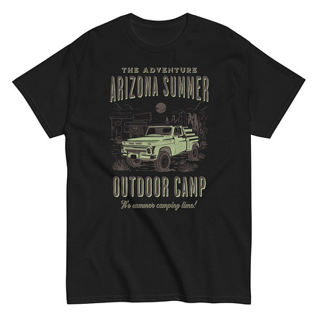 [ID: 438-G100] Arizona Outdoor Camp - Classic Truck Unisex Classic Tee