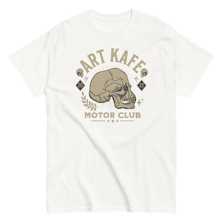 [ID: 438-G103] Art Kafe Motor Club Unisex Classic Tee