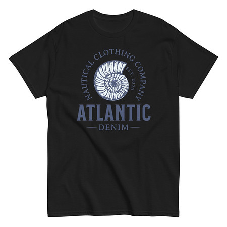 [ID: 438-G113] Atlantic Denim - Nautical Unisex Classic Tee