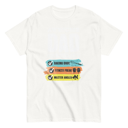 [ID: 438-G120] Awesome Dad Checklist Unisex Classic Tee