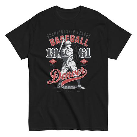 [ID: 438-G140] Baseball Championship League - University Sports Team Unisex Classic Tee