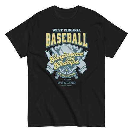 [ID: 438-G141] Baseball Conference Championships - Athlectic Badge Unisex Classic Tee