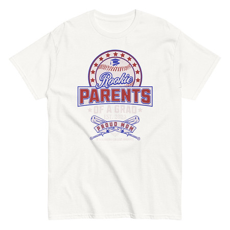 [ID: 438-G143] Baseball Mom Of A Graduate Unisex Classic Tee