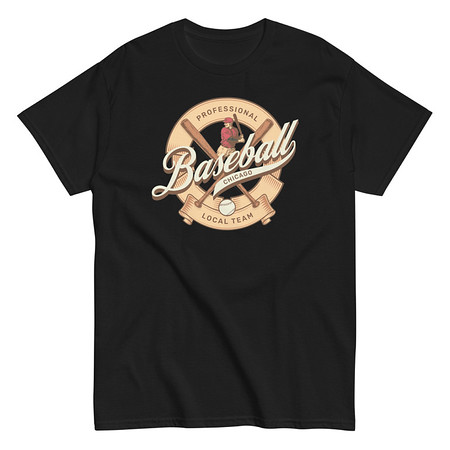 [ID: 438-G145] Baseball Team - College Sports Unisex Classic Tee