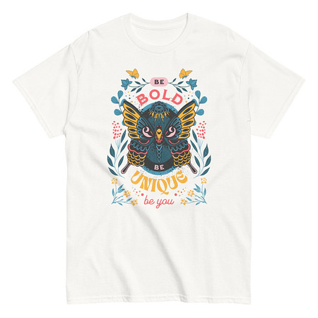 [ID: 438-G154] Be Bold Be Unique Unisex Classic Tee