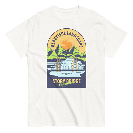 [ID: 438-G172] Beautiful Landscape - Outdoor Unisex Classic Tee