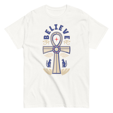 [ID: 438-G178] Believe  - Faith Symbol Unisex Classic Tee
