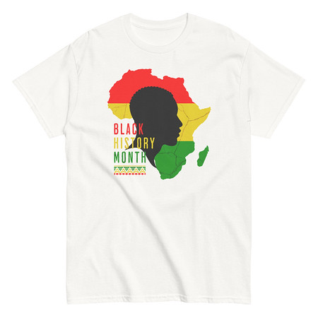 [ID: 438-G221] Black History Month - African Continent Unisex Classic Tee