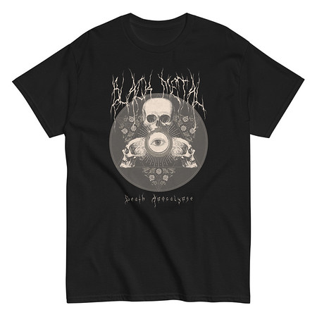 [ID: 438-G228] Black Metal - Hardcore skull theme design Unisex Classic Tee