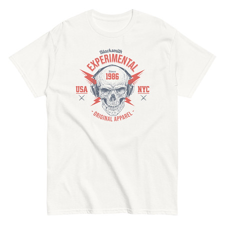 [ID: 438-G231] Blacksmith Experimental - Rock Skull Unisex Classic Tee