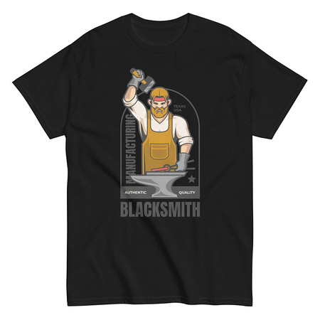[ID: 438-G232] Blacksmith Workshop - Metalwork Unisex Classic Tee