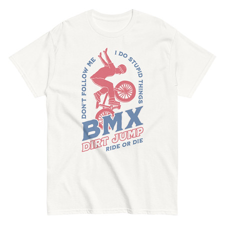 [ID: 438-G244] BMX Dirt Jump - Extreme Sports Unisex Classic Tee
