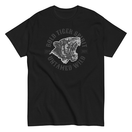 [ID: 438-G249] Bold Tiger Spirit Unisex Classic Tee