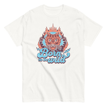 [ID: 438-G263] Born to be Wild - Tiger Unisex Classic Tee