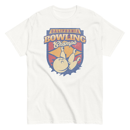 [ID: 438-G275] Bowling Championship - Retro Athlectic Sports Unisex Classic Tee