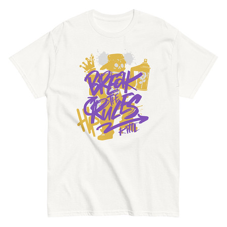 [ID: 438-G282] Break the Rules Graffiti - Spray Paint Unisex Classic Tee