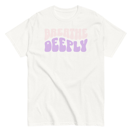[ID: 438-G283] Breathe Deeply Unisex Classic Tee