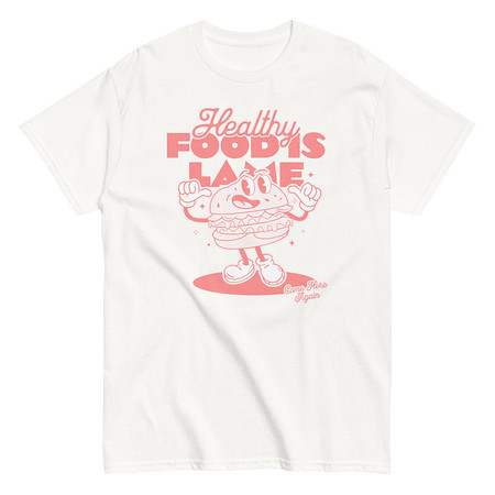 [ID: 438-G296] Burger Mascot Unisex Classic Tee