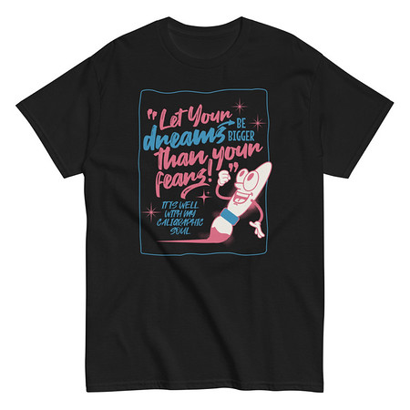[ID: 438-G320] Calligraphic Soul Unisex Classic Tee