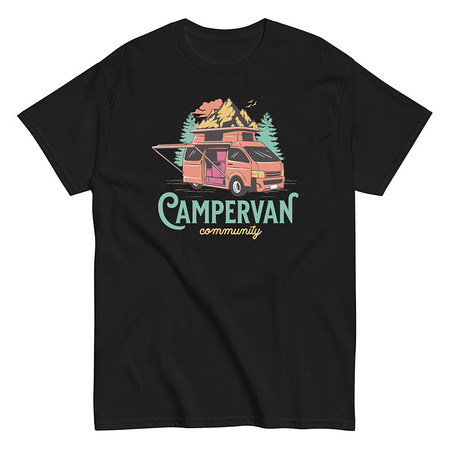 [ID: 438-G322] Campervan Community - Outdoor Adventure Unisex Classic Tee
