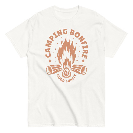 [ID: 438-G324] Camping Bonfire - Firewood Unisex Classic Tee