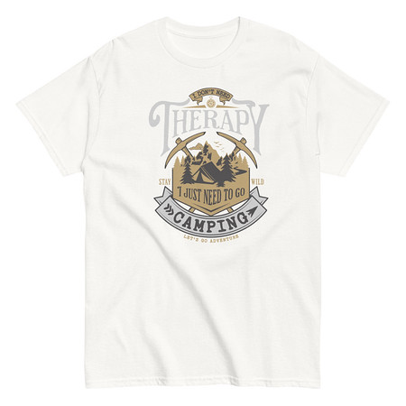 [ID: 438-G325] Camping Emblem Unisex Classic Tee