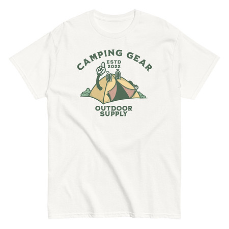 [ID: 438-G326] Camping Gear Unisex Classic Tee