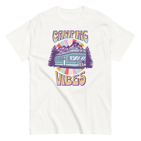 [ID: 438-G327] Camping Vibes Unisex Classic Tee