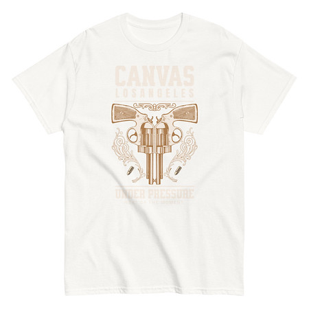 [ID: 438-G332] Canvas Los Angeles under pressure Unisex Classic Tee