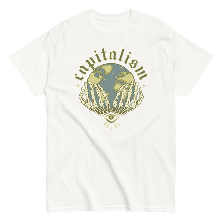 [ID: 438-G333] Capitalism - Earth Unisex Classic Tee